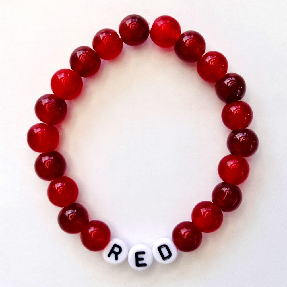 TAYLOR SWIFT Eras Tour Friendship Bracelet - Red Album - Album Name